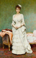 Przed balem - Raimundo de Madrazo y Garreta — widok dzieła