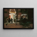 Wyjście z balu maskowego - Raimundo de Madrazo y Garreta — oprawiony obraz na ścianie