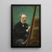 portret Federico de Madrazo malującego - Raimundo de Madrazo y Garreta — oprawiony obraz na ścianie