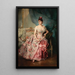 Portret damy - Raimundo de Madrazo y Garreta — oprawiony obraz na ścianie