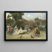 Księżniczka w ogrodach Wersalu - Raimundo de Madrazo y Garreta — oprawiony obraz na ścianie
