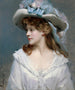 Kobieta w bieli - Raimundo de Madrazo y Garreta — widok dzieła