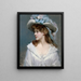 Kobieta w bieli - Raimundo de Madrazo y Garreta — oprawiony obraz na ścianie