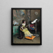Kobiety z papugą - Raimundo de Madrazo y Garreta — oprawiony obraz na ścianie
