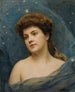 Młoda kobieta otoczona gwiazdami - Raimundo de Madrazo y Garreta — widok dzieła