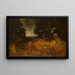 Tańczące duchy: Wizja życia - Ralph Albert Blakelock — oprawiony obraz na ścianie