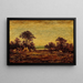 obozu indiańskiego - Ralph Albert Blakelock — oprawiony obraz na ścianie