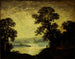 obozu indiańskiego przy księżycowym świetle - Ralph Albert Blakelock — widok dzieła