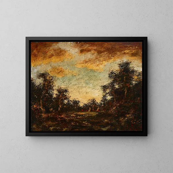 Światło porannego dnia - Ralph Albert Blakelock — oprawiony obraz na ścianie