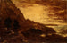 Zachód słońca na Navarro Ridge, wybrzeże kalifornijskie - Ralph Albert Blakelock — widok dzieła