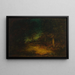 Wnętrze lasu - Ralph Albert Blakelock — oprawiony obraz na ścianie