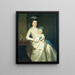 Lady Williams et son enfant - Ralph Earl — oprawiony obraz na ścianie
