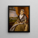 Mme Joseph Wright - Ralph Earl — oprawiony obraz na ścianie