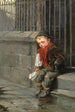 Mały sprzedawca gazet - Ralph Hedley — widok dzieła