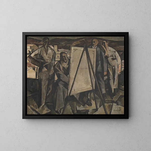 Le peintre Ramah 1922 - Ramah — oprawiony obraz na ścianie
