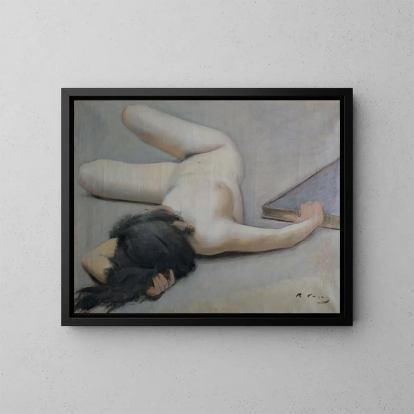 kobiecy Nu - Ramon Casas — oprawiony obraz na ścianie