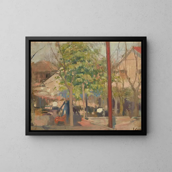 Moulin de la Galette - Ramon Casas — oprawiony obraz na ścianie