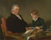 Francis Noel Clarke Mundy i jego wnuk William Mundy - Ramsay Richard Reinagle — widok dzieła