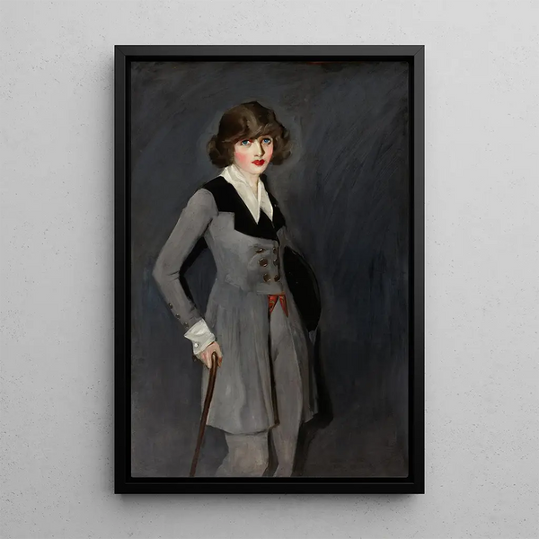 Mademoiselle Taylor - Randall Davey — oprawiony obraz na ścianie
