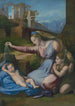 La Madone au diadème bleu - Raphaël — widok dzieła