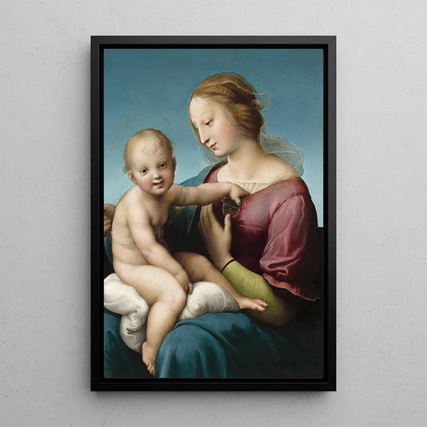La Madone Niccolini-Cowper - Raphaël — oprawiony obraz na ścianie
