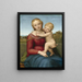 La petite Madone Cowper - Raphaël — oprawiony obraz na ścianie