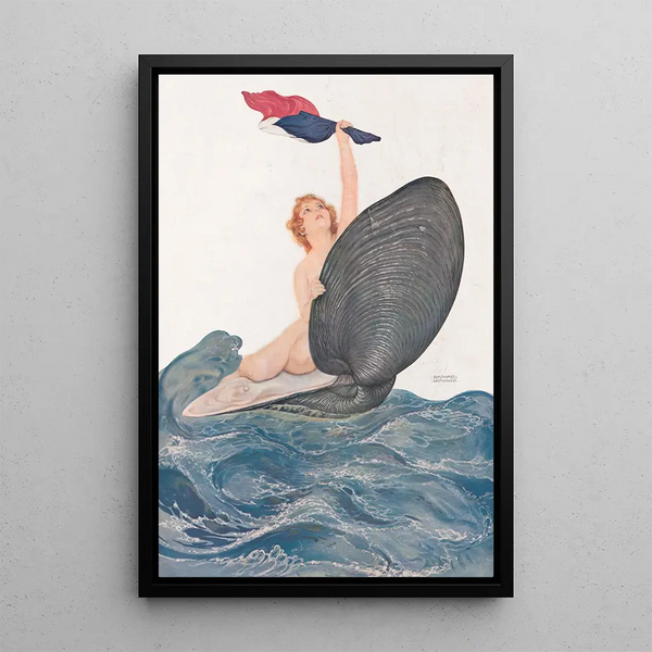 Vive la France - Raphael Kirchner — oprawiony obraz na ścianie