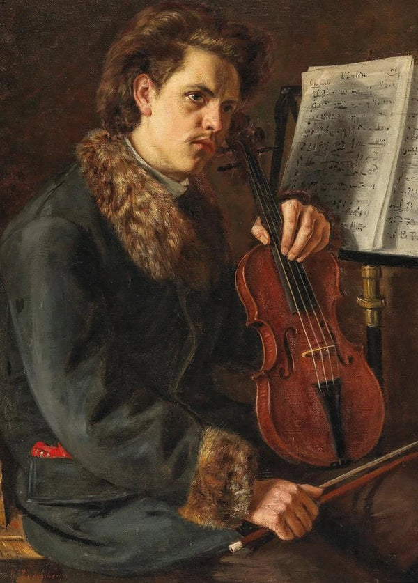 Le Violoniste - Raphael Rosenberger — oprawiony obraz na ścianie