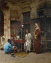 Le vendeur de tabac du Caire - Raphael von Ambros — widok dzieła