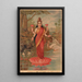 Lakshmi - Raja Ravi Varma — oprawiony obraz na ścianie