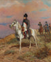 Napoléon na koniu - Raymond Desvarreux — widok dzieła
