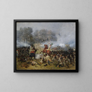 Reinhold Braun - Infanteriegefecht im Pulverdampf.webp