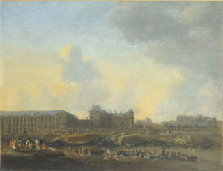 Reinier Nooms - Le Louvre et lHtel de Bourbon vus de la rive gauche.webp
