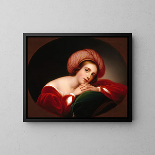 portretu idealizowanego - Rembrandt Peale — oprawiony obraz na ścianie