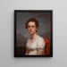 portret Helen Miller Mme Charles G. Mclean - Rembrandt Peale — oprawiony obraz na ścianie