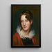 portret Rosalby Peale - Rembrandt Peale — oprawiony obraz na ścianie