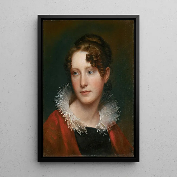 portret Rosalby Peale - Rembrandt Peale — oprawiony obraz na ścianie