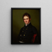 Portret dowódcy Lewisa Warringtona - Rembrandt Peale — oprawiony obraz na ścianie