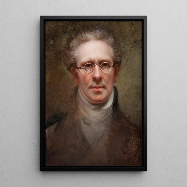 autoportret - Rembrandt Peale — oprawiony obraz na ścianie