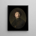 Młody mężczyzna z łańcuchem - Rembrandt van Rijn — oprawiony obraz na ścianie
