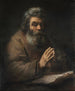Mężczyzna w modlitwie - Rembrandt van Rijn — widok dzieła