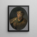 Buste d'homme en costume oriental - Rembrandt van Rijn — oprawiony obraz na ścianie