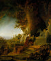Le Christ et sainte Marie-Madeleine au tombeau - Rembrandt van Rijn — widok dzieła
