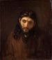 Głowa Chrystusa - Rembrandt van Rijn — widok dzieła