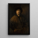 autoportret wielkoformatowy - Rembrandt van Rijn — oprawiony obraz na ścianie