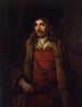 Mężczyzna w płaszczu z podszewką z futra - Rembrandt van Rijn — widok dzieła