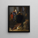 Minerve - Rembrandt van Rijn — oprawiony obraz na ścianie