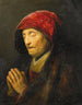 Starsza kobieta w modlitwie - Rembrandt van Rijn — widok dzieła