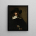 Portret mężczyzny - Rembrandt van Rijn — oprawiony obraz na ścianie
