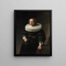Portret kobiety - Rembrandt van Rijn — oprawiony obraz na ścianie